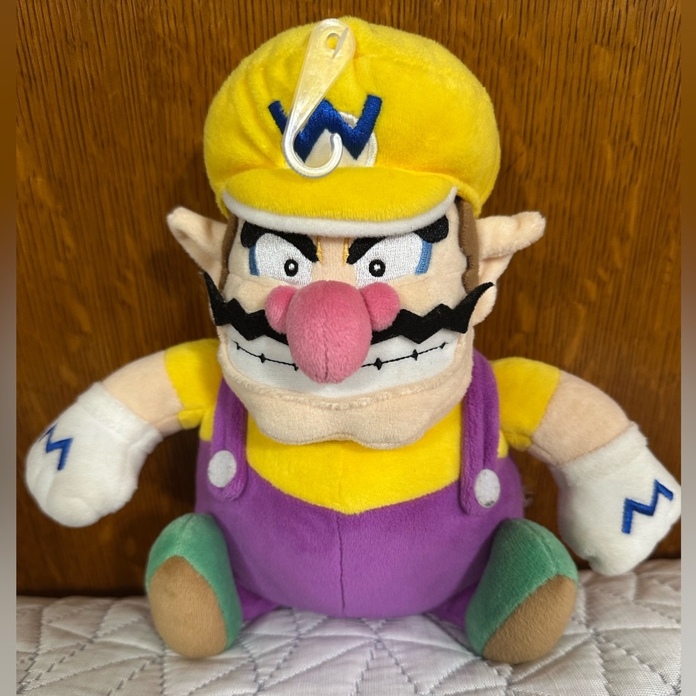 Nintendo Mario Brothers Wario Plush Doll 10 inch
